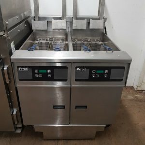 Pitco Solstice Electric Double Fryer With Basket Lifts And Filtration - SE14